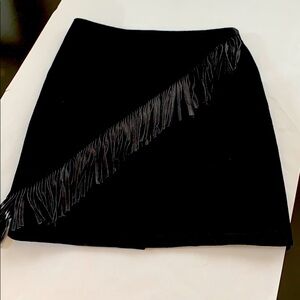 💯Genuine Leather Melanzona Bergdorf Goodman Skirt